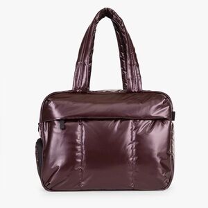 CALPAK duffel bag backpack shoulder bag puffer Shiny Purple Tote Bag Luka
